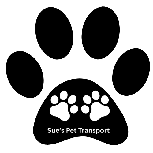Sue's Pet Transport logo (5) Sue's Pet Transport logo (3)